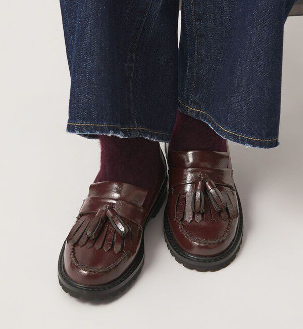 UNITED ARROWS green label relaxing「【結論シリーズ】クッショニーローファー タッセル 撥水」|ローファー|