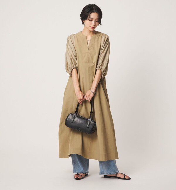 UNITED ARROWS green label relaxing「ボリューム スリーブ ワンピース」|ワンピース|