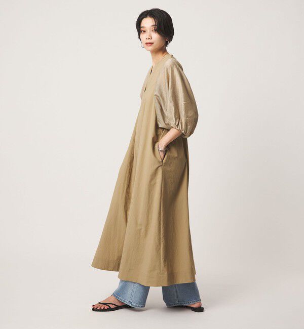 UNITED ARROWS green label relaxing「ボリューム スリーブ ワンピース」|ワンピース|