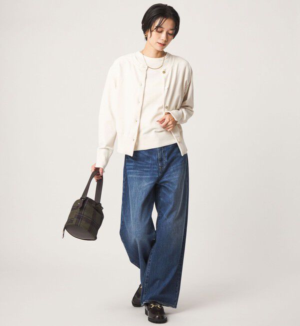 UNITED ARROWS green label relaxing「【結論シリーズ】ふれてモールニットカーデ」|カーディガン|