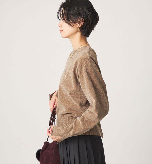 UNITED ARROWS green label relaxing「【結論シリーズ】ふれてモールニットカーデ」|カーディガン|