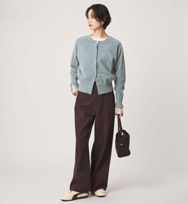 UNITED ARROWS green label relaxing「【結論シリーズ】ふれてモールニットカーデ」|カーディガン|
