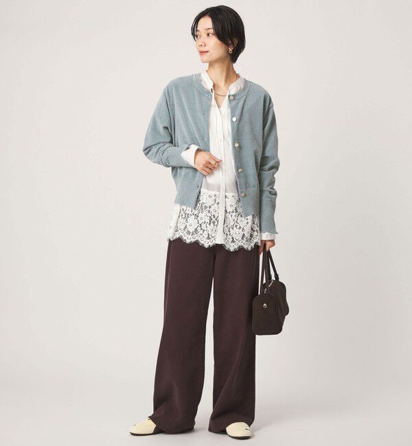 UNITED ARROWS green label relaxing「【結論シリーズ】ふれてモールニットカーデ」|カーディガン|
