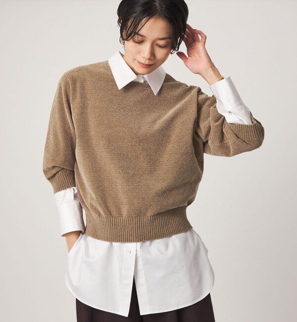UNITED ARROWS green label relaxing「【結論シリーズ】ふれてモールニット」|ニット・セーター|