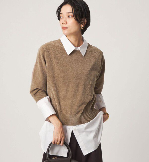 UNITED ARROWS green label relaxing「【結論シリーズ】ふれてモールニット」|ニット・セーター|