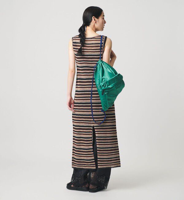 BEAUTY&YOUTH UNITED ARROWS「コットン メッシュ ボーダーワンピース」|ワンピース|