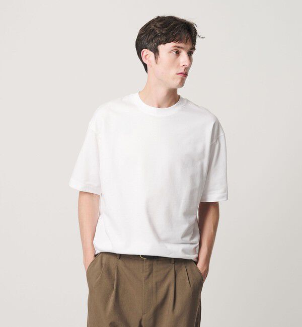 BEAUTY&YOUTH UNITED ARROWS「カネマサ莫大小 メロー コットン スウェット Ｔシャツ MADE IN JAPAN」|Tシャツ・カットソー|