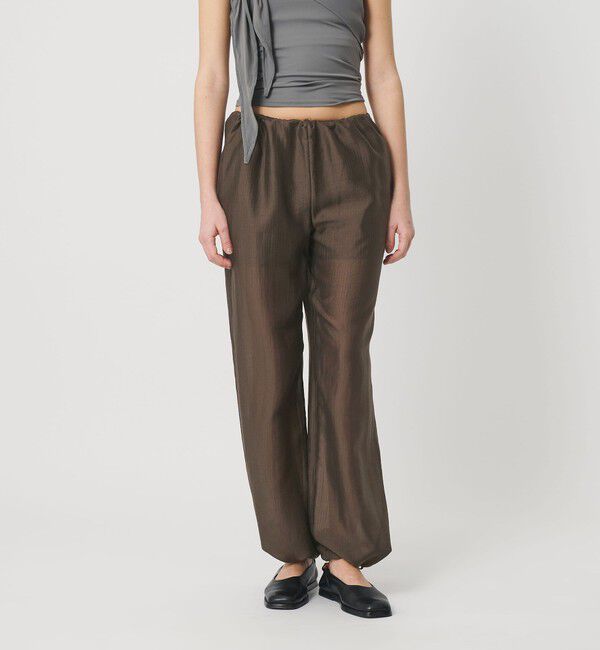 ATTISESSION「＜ATTISESSION＞CEL/PE シアーパンツ」|チノ|