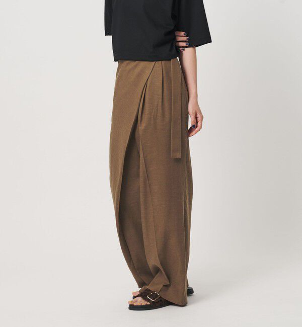 BEAUTY&YOUTH UNITED ARROWS「フロントラップ ベルト パンツ ウォッシャブル」|その他|