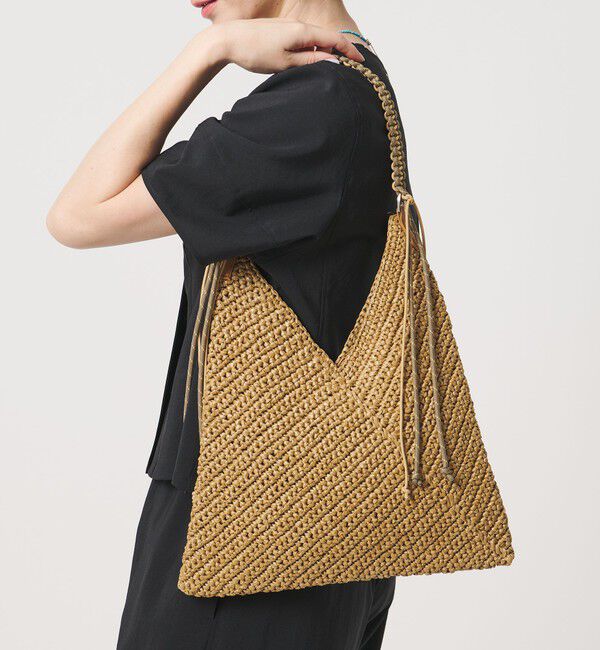 BEAUTY&YOUTH UNITED ARROWS「【別注】＜LE VERNIS＞パラコードハンドル ショルダーバッグ/かごバッグ」|かごバッグ|