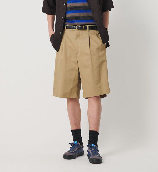 BEAUTY&YOUTH UNITED ARROWS「アジャスト ワイド チノ ショーツ」|その他|BEIGE