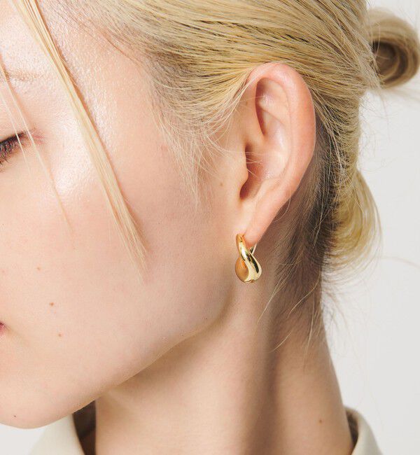 BEAUTY&YOUTH UNITED ARROWS「ヒネリ スクエア ピアス」|ピアス|