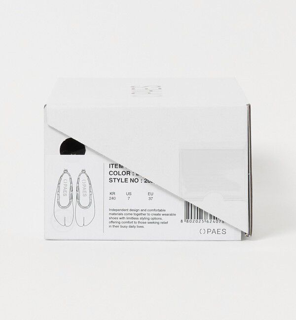 BEAUTY&YOUTH UNITED ARROWS「【別注】＜PAES＞メッシュ ストリング フラットシューズ/ブラック」|バレエシューズ|