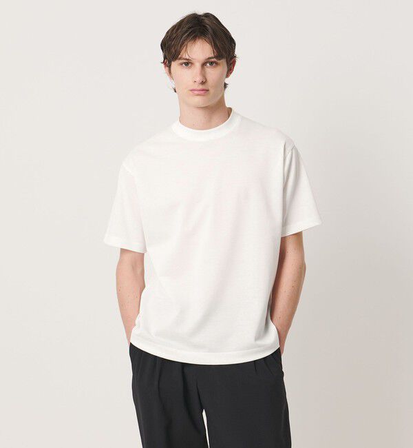 UNITED ARROWS「タック ジャージ Tシャツ」|Tシャツ・カットソー|WHITE