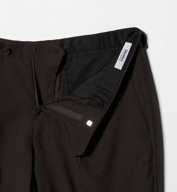 UNITED ARROWS「＜District＞ポリエステル トロピカル 1プリーツ テーパード パンツ」|スーツ|