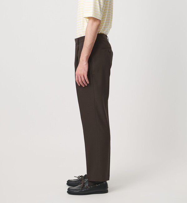 UNITED ARROWS「＜District＞ポリエステル トロピカル 1プリーツ テーパード パンツ」|スーツ|