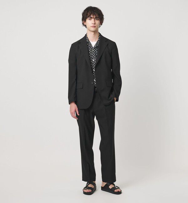 UNITED ARROWS「＜District＞ポリエステル トロピカル シングル 2ボタン テーラードジャケット」|テーラードジャケット|