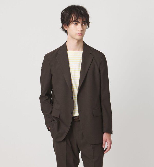UNITED ARROWS「＜District＞ポリエステル トロピカル シングル 2ボタン テーラードジャケット」|テーラードジャケット|