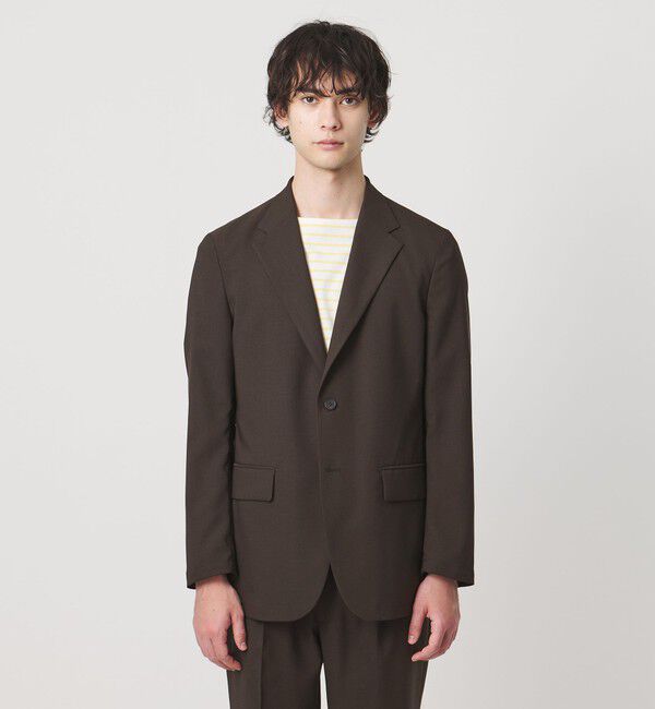 UNITED ARROWS「＜District＞ポリエステル トロピカル シングル 2ボタン テーラードジャケット」|テーラードジャケット|