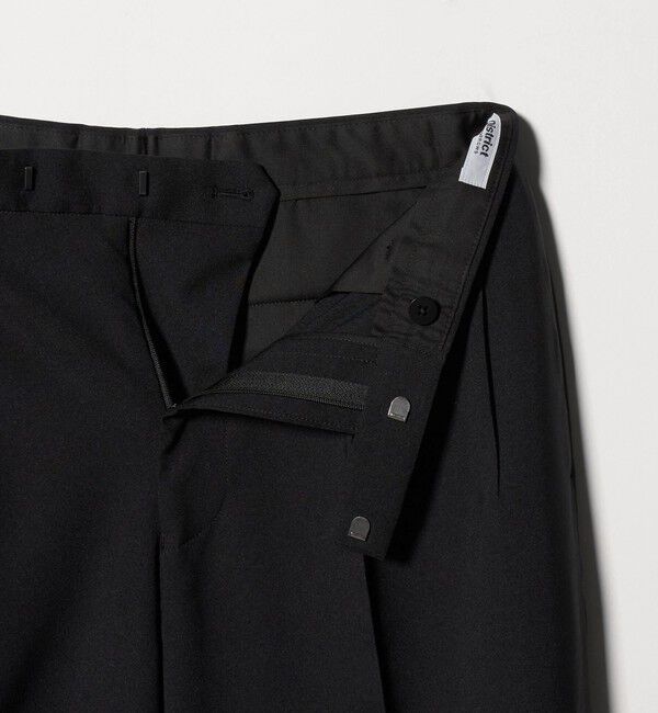 UNITED ARROWS「＜District＞ポリエステル トロピカル バレル ワイドパンツ」|スラックス|