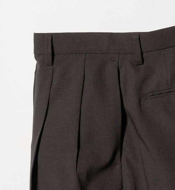 UNITED ARROWS「＜District＞ポリエステル トロピカル バレル ワイドパンツ」|スラックス|