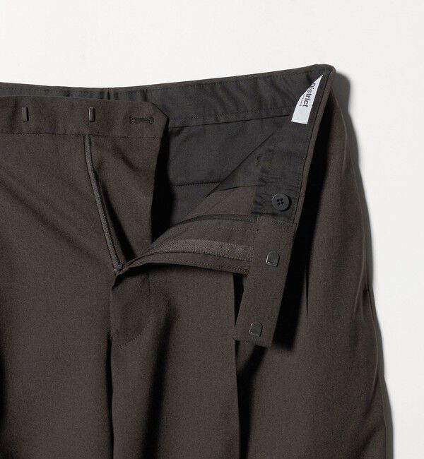 UNITED ARROWS「＜District＞ポリエステル トロピカル バレル ワイドパンツ」|スラックス|