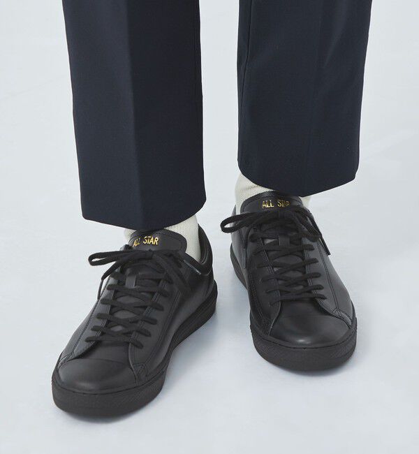 UNITED ARROWS green label relaxing「＜CONVERSE＞オールスター クップ OX レザー スニーカー」|スニーカー|BLACK