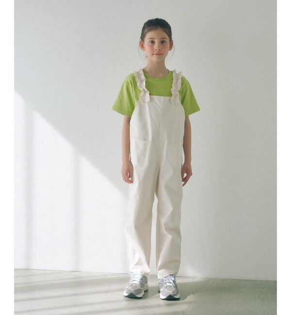 UNITED ARROWS green label relaxing「【WEB限定】サイドギャザー チビ Tシャツ 100cm-160cm」|Tシャツ・カットソー|