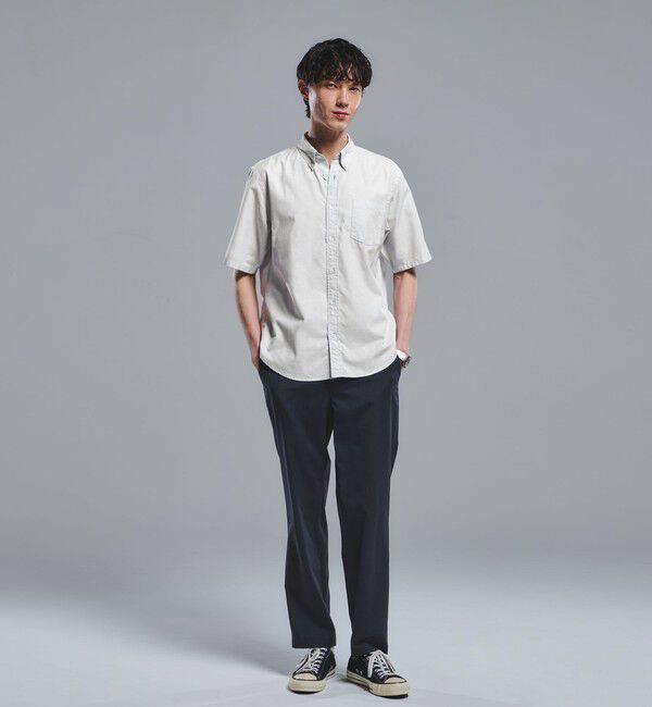 UNITED ARROWS green label relaxing「サッカー ドビー ボタンダウン 半袖 シャツ」|ポロシャツ|