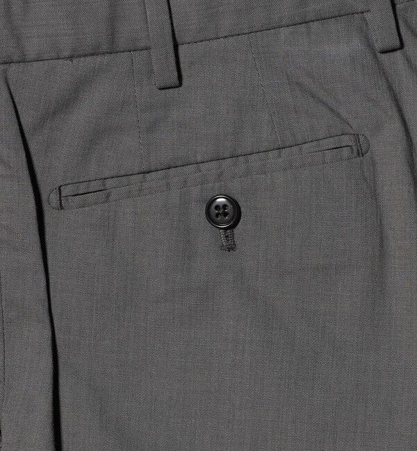 UNITED ARROWS green label relaxing「A+ COOL シャークスキン スタンダード アジャスター NP スラックス -ストレッチ・接触冷感・クリースキープ」|スラックス|