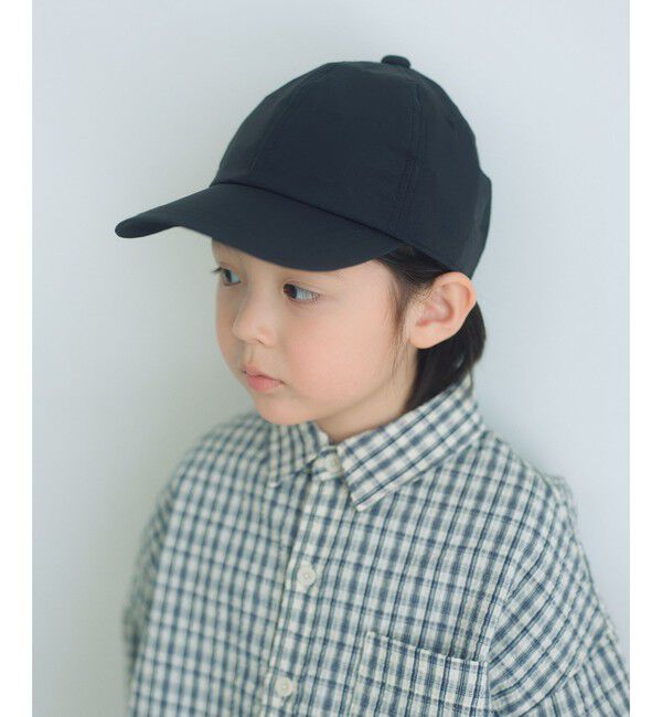 UNITED ARROWS green label relaxing「【別注】＜コカゲル＞パネル キャップ / キッズ」|キャップ・キャスケット|BLACK