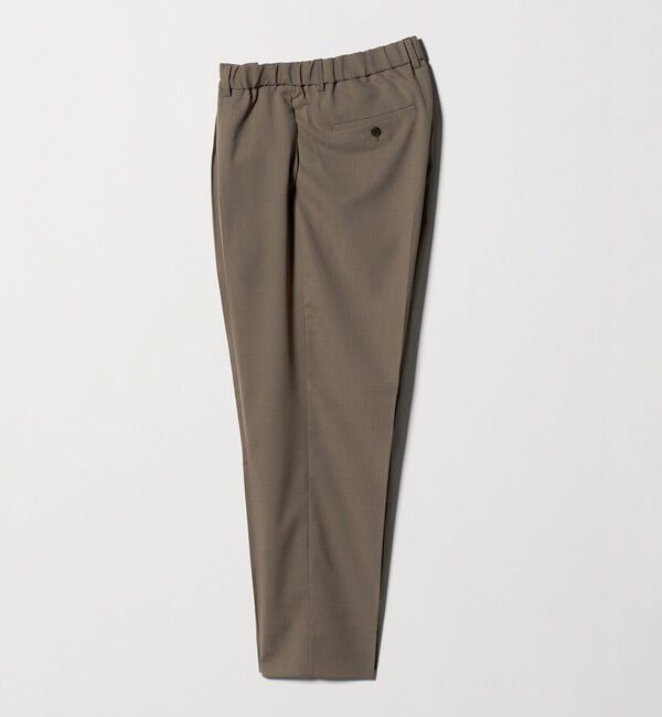 UNITED ARROWS green label relaxing「A+ air TWトロピカル 無地 リラックス イージー 1プリーツ セットアップ パンツ スラックス -ウォッシャブ」|スラックス|