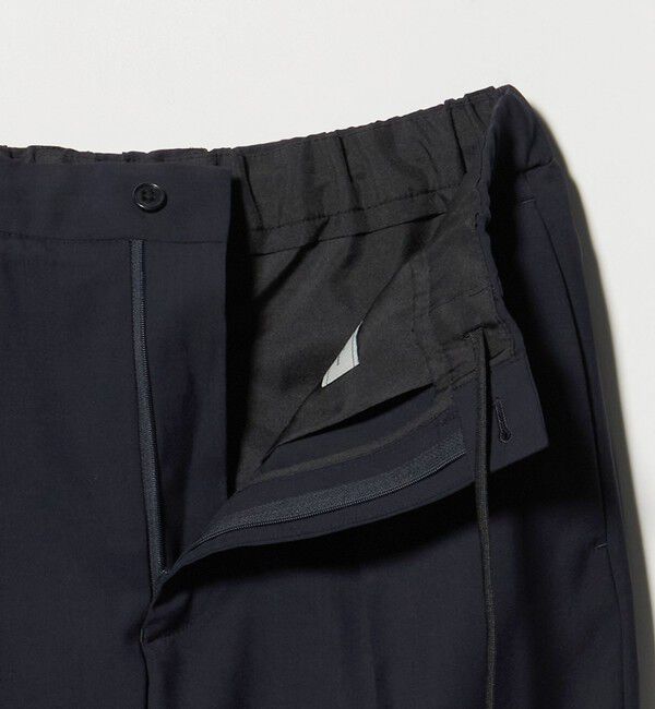 UNITED ARROWS green label relaxing「A+ air TWトロピカル 無地 リラックス イージー 1プリーツ セットアップ パンツ スラックス -ウォッシャブ」|スラックス|
