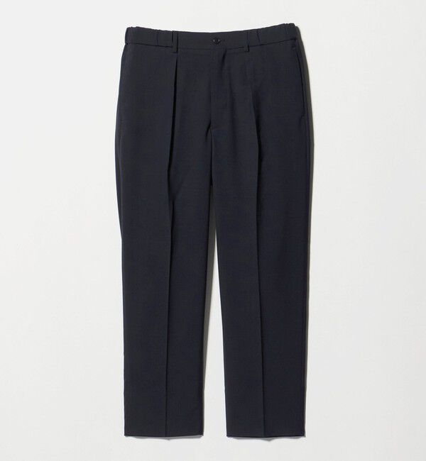 UNITED ARROWS green label relaxing「A+ air TWトロピカル 無地 リラックス イージー 1プリーツ セットアップ パンツ スラックス -ウォッシャブ」|スラックス|