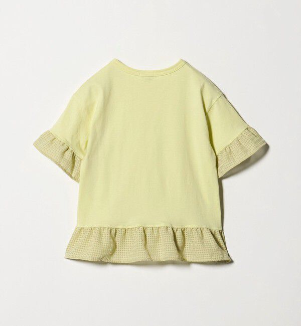 UNITED ARROWS green label relaxing「チェック フリル Tシャツ / キッズ 140cm-160cm」|Tシャツ・カットソー|