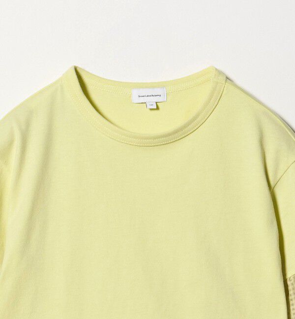 UNITED ARROWS green label relaxing「チェック フリル Tシャツ / キッズ 140cm-160cm」|Tシャツ・カットソー|