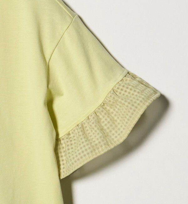 UNITED ARROWS green label relaxing「チェック フリル Tシャツ / キッズ 140cm-160cm」|Tシャツ・カットソー|