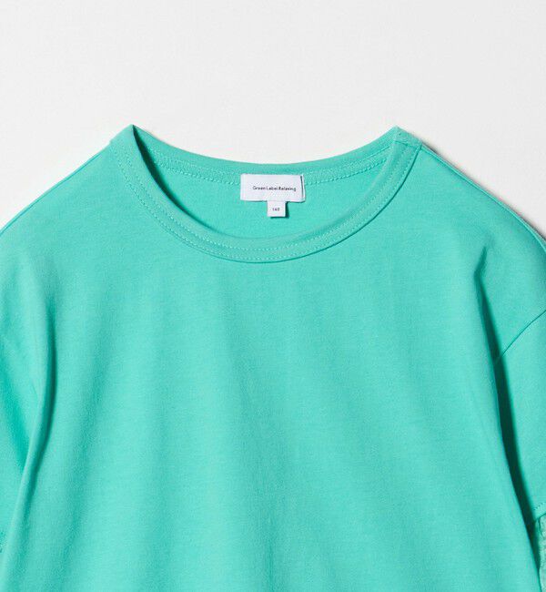 UNITED ARROWS green label relaxing「チェック フリル Tシャツ / キッズ 140cm-160cm」|Tシャツ・カットソー|