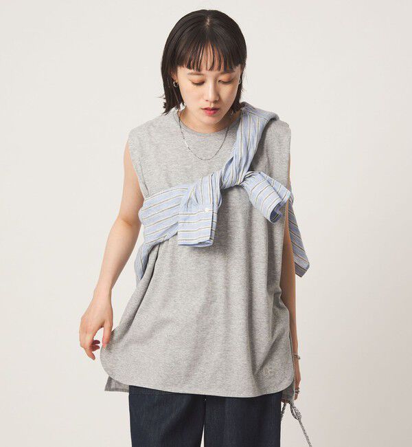 UNITED ARROWS green label relaxing「【別注】＜RUSSELL ATHLETIC＞SHELTECH Tシャツ」|Tシャツ・カットソー|MD.GRAY