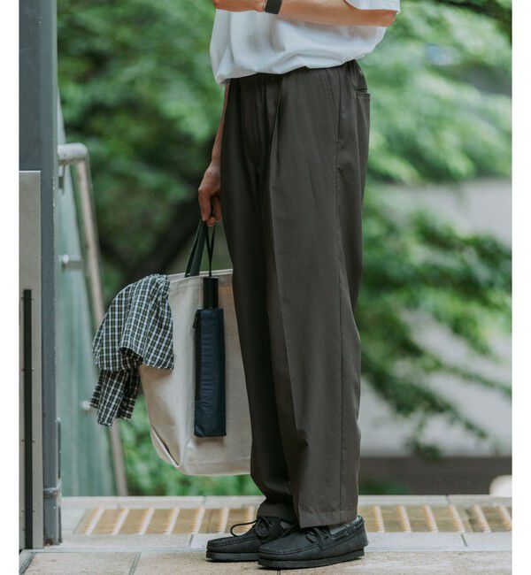 UNITED ARROWS green label relaxing「Dot Air オルマイ ワイド イージーパンツ W3 -ストレッチ-」|その他|OLIVE