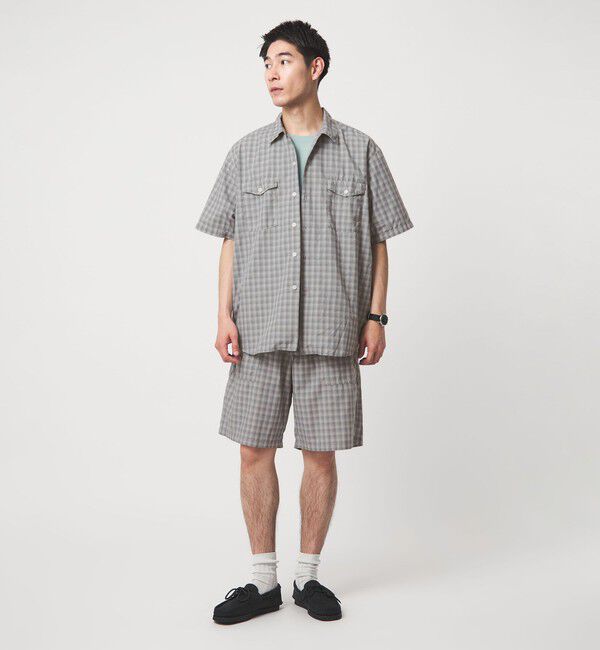 UNITED ARROWS green label relaxing「【別注】＜SMITH&rsquo;S AMERICAN＞チェック柄 半袖 シャツ」|シャツ・ブラウス|