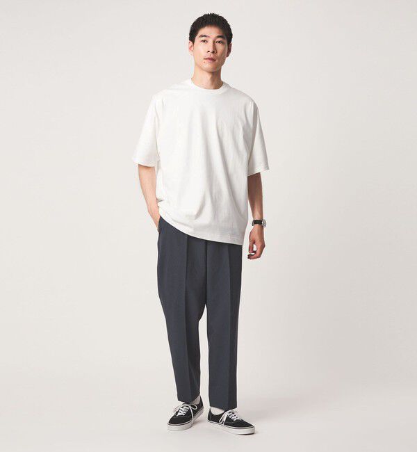 UNITED ARROWS green label relaxing「ドルマンスリーブ クルーネック 半袖Tシャツ -UVカット・接触冷感・遮熱-」|Tシャツ・カットソー|