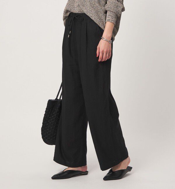 UNITED ARROWS green label relaxing「［size SHORT/TALLあり］BREEZE LINEN ブリーズリネン ワイド パンツ 3」|その他|