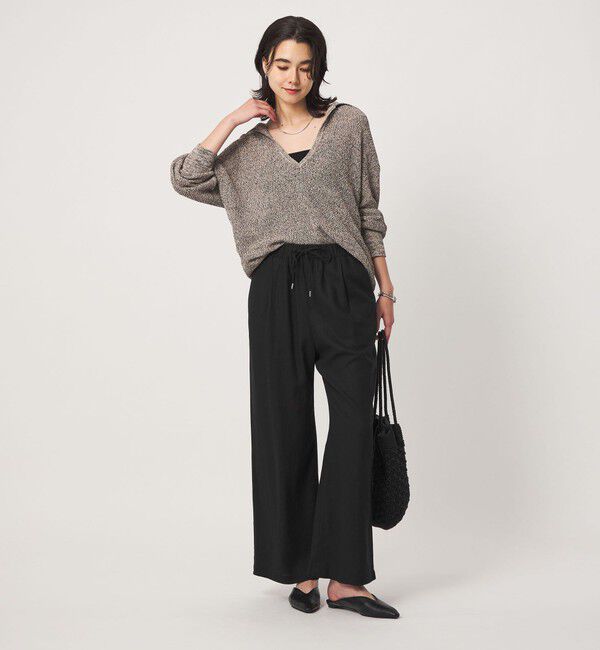 UNITED ARROWS green label relaxing「［size SHORT/TALLあり］BREEZE LINEN ブリーズリネン ワイド パンツ 3」|その他|