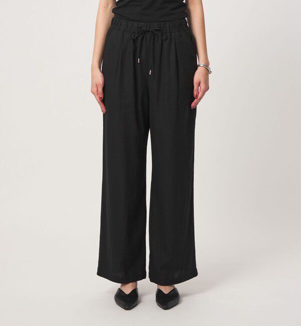 UNITED ARROWS green label relaxing「［size SHORT/TALLあり］BREEZE LINEN ブリーズリネン ワイド パンツ 3」|その他|