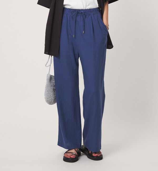 UNITED ARROWS green label relaxing「［size SHORT/TALLあり］BREEZE LINEN ブリーズリネン ワイド パンツ 3」|その他|