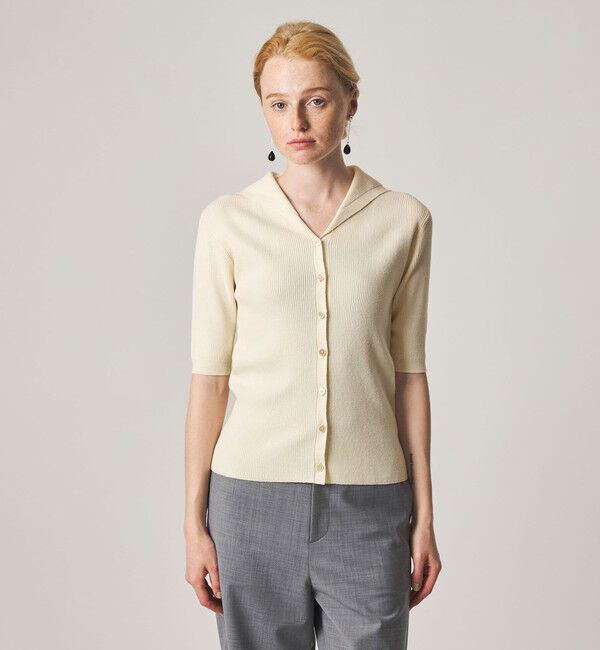 STEVEN ALAN「＜Steven Alan＞リブ カーディガン」|カーディガン|