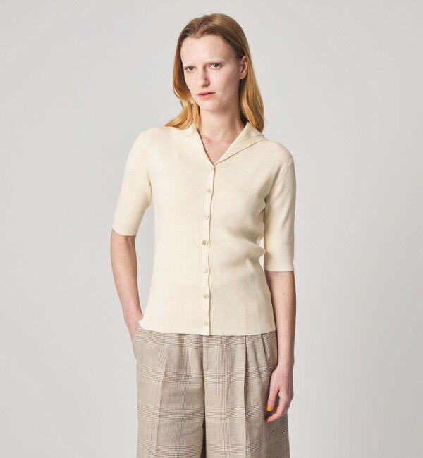 STEVEN ALAN「＜Steven Alan＞リブ カーディガン」|カーディガン|