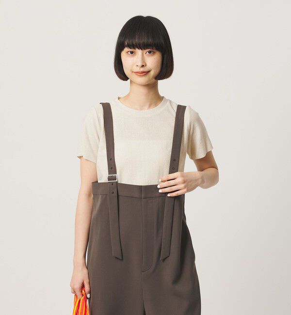 BEAUTY&YOUTH UNITED ARROWS「コットンポリエステル ラメ ショートスリーブ カットソー」|Tシャツ・カットソー|
