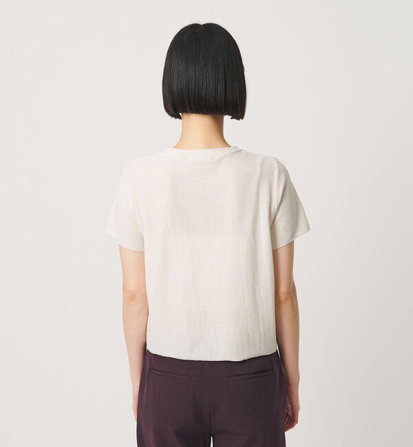 BEAUTY&YOUTH UNITED ARROWS「コットンポリエステル ラメ ショートスリーブ カットソー」|Tシャツ・カットソー|